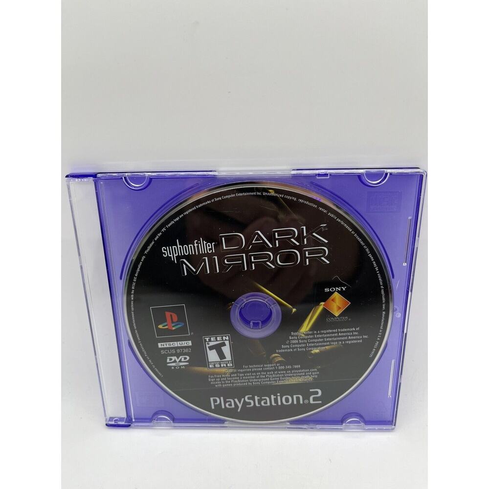 Syphon Filter: Dark Mirror (Sony PlayStation 2, PS2) Disc Only - Tested